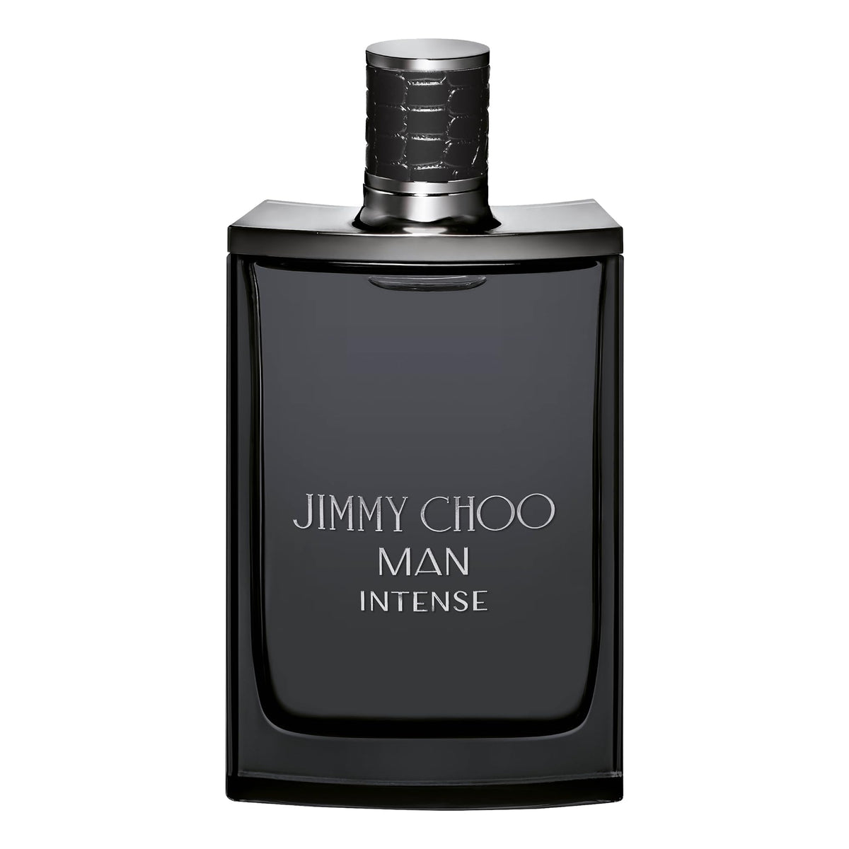 Jimmy Choo Man Intense bottle front view for a bold impression.