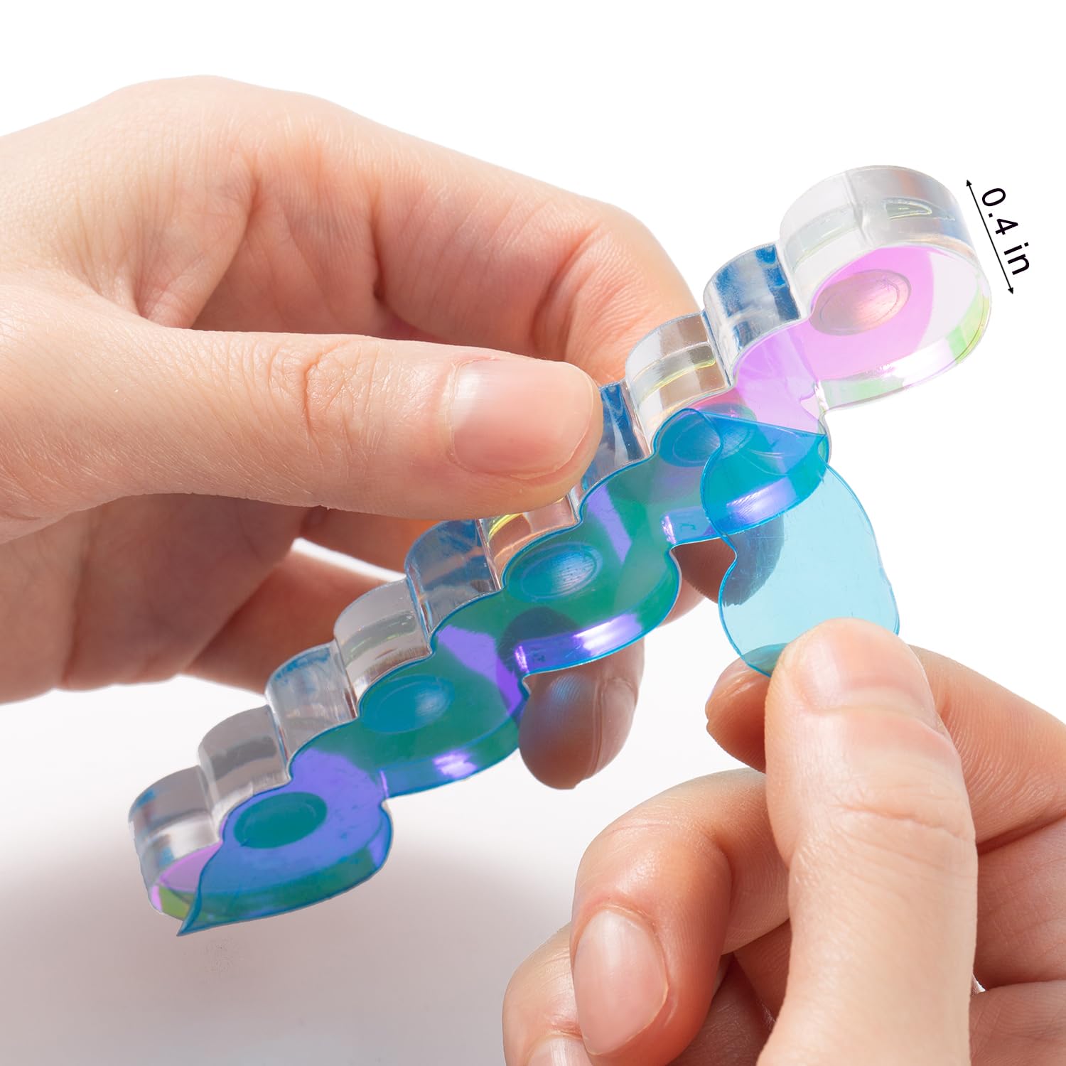 JINJINANV aurora heart display stand for professional-looking manicures.