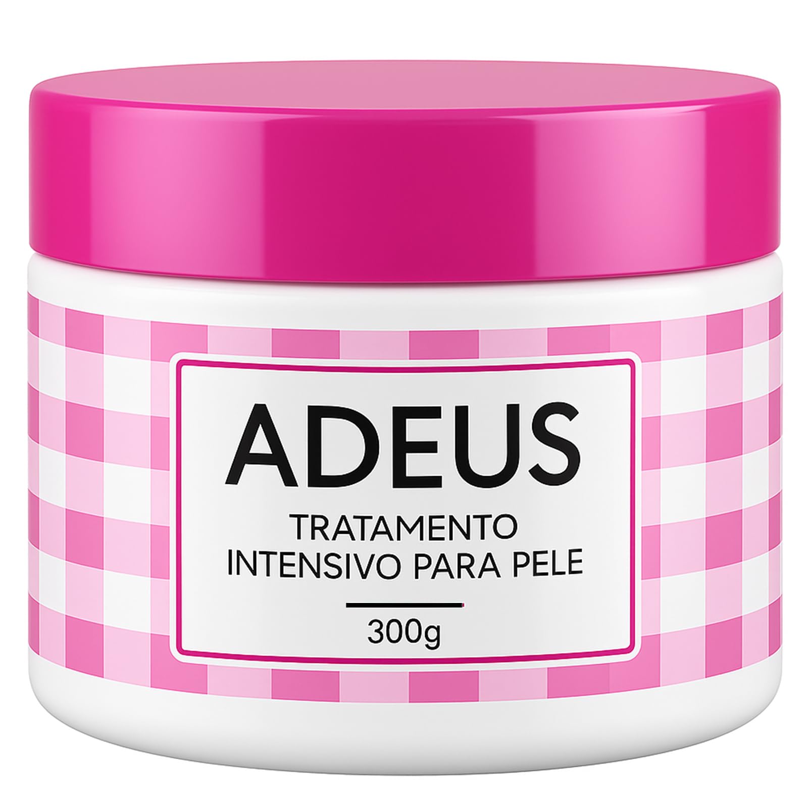 JINMAO Adeus Brazilian cream bottle front for daily hydration and smoother skin.