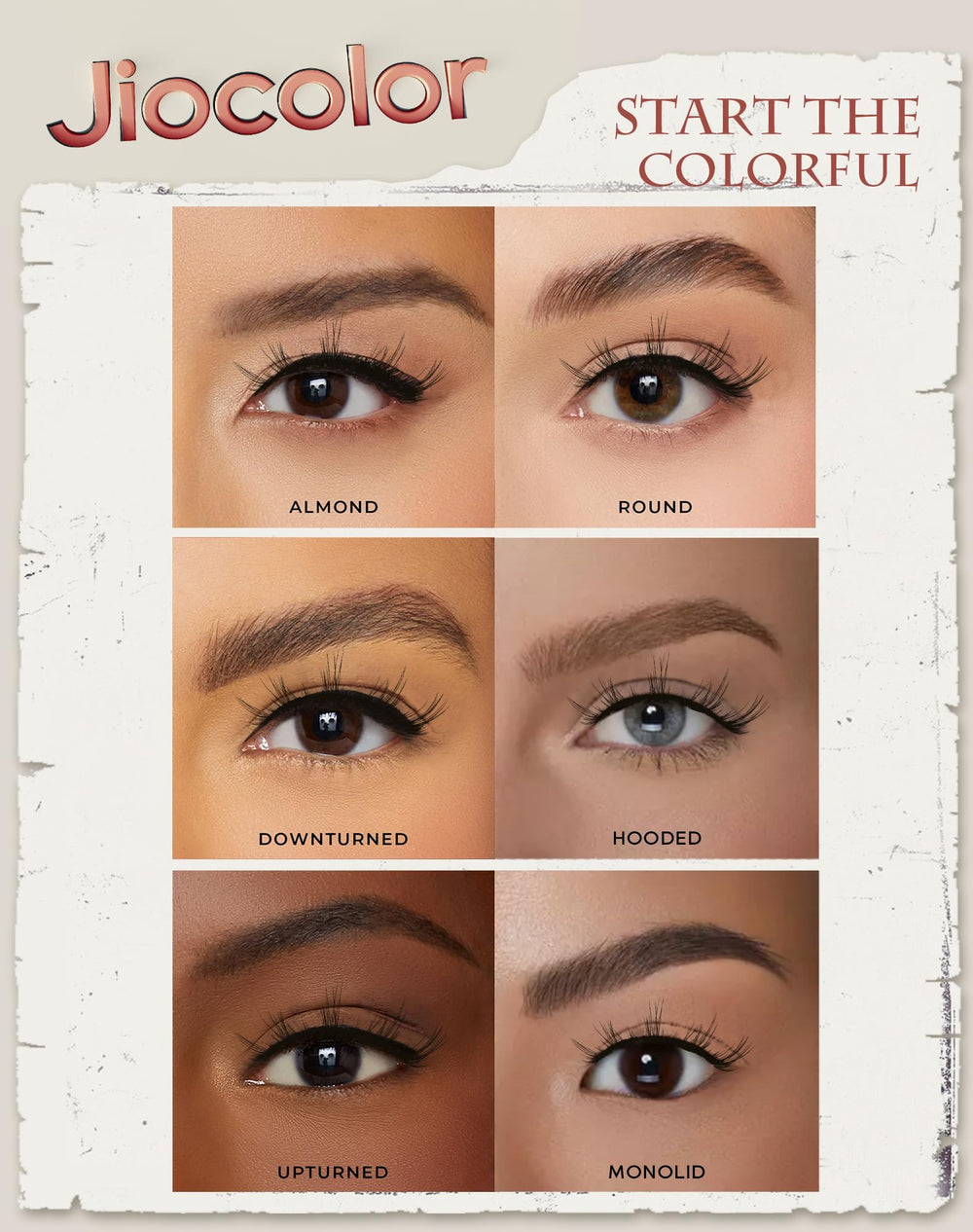 Jiocolor soft-band lashes in 12mm delivering fox-eye appeal and comfort