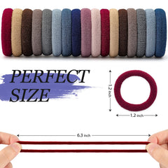 Close-up of JIRIS hair bands showing soft, non-slip fabric.
