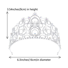 Diadema de princesa JITINX, cristal brillante para fiestas