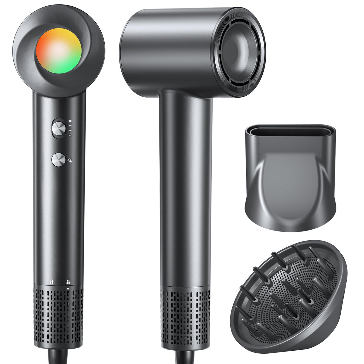 JITOOW hair dryer 160000rpm fast-drying for busy mornings