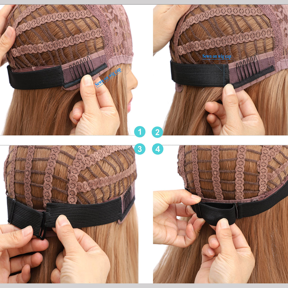 JIUSERLU compatible with lace wigs and wig caps for versatile use.