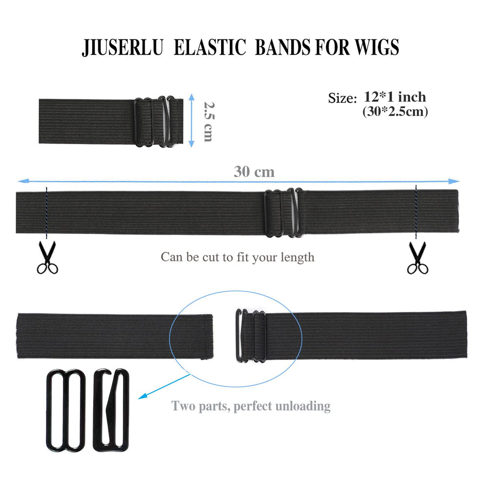 JIUSERLU detachable buckle wig band designed for quick resizing.