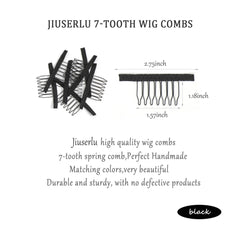 JIUSERLU wig clip attaches to front, side, or back.