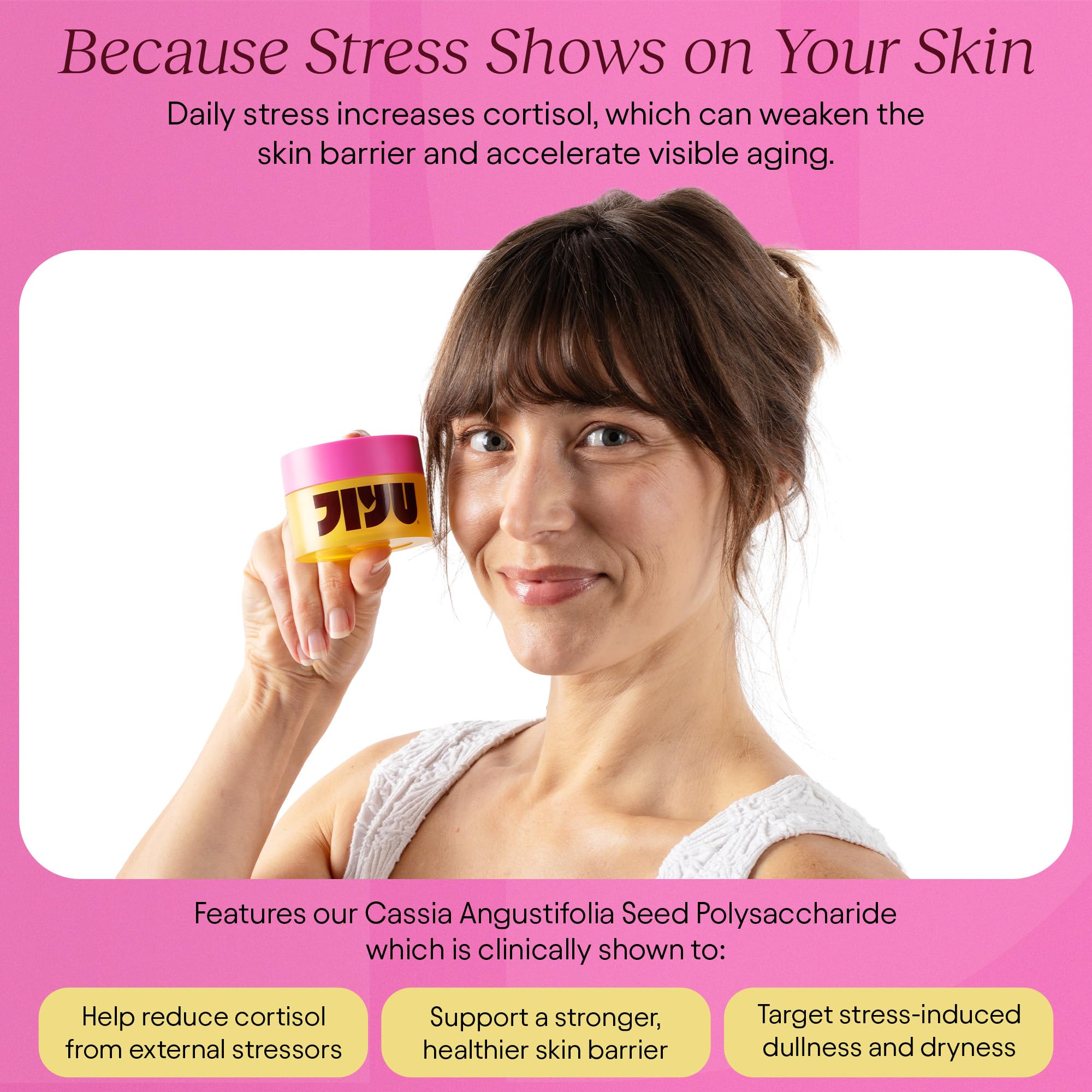 Key ingredients illustration highlights niacinamide and vitamin C for brightness