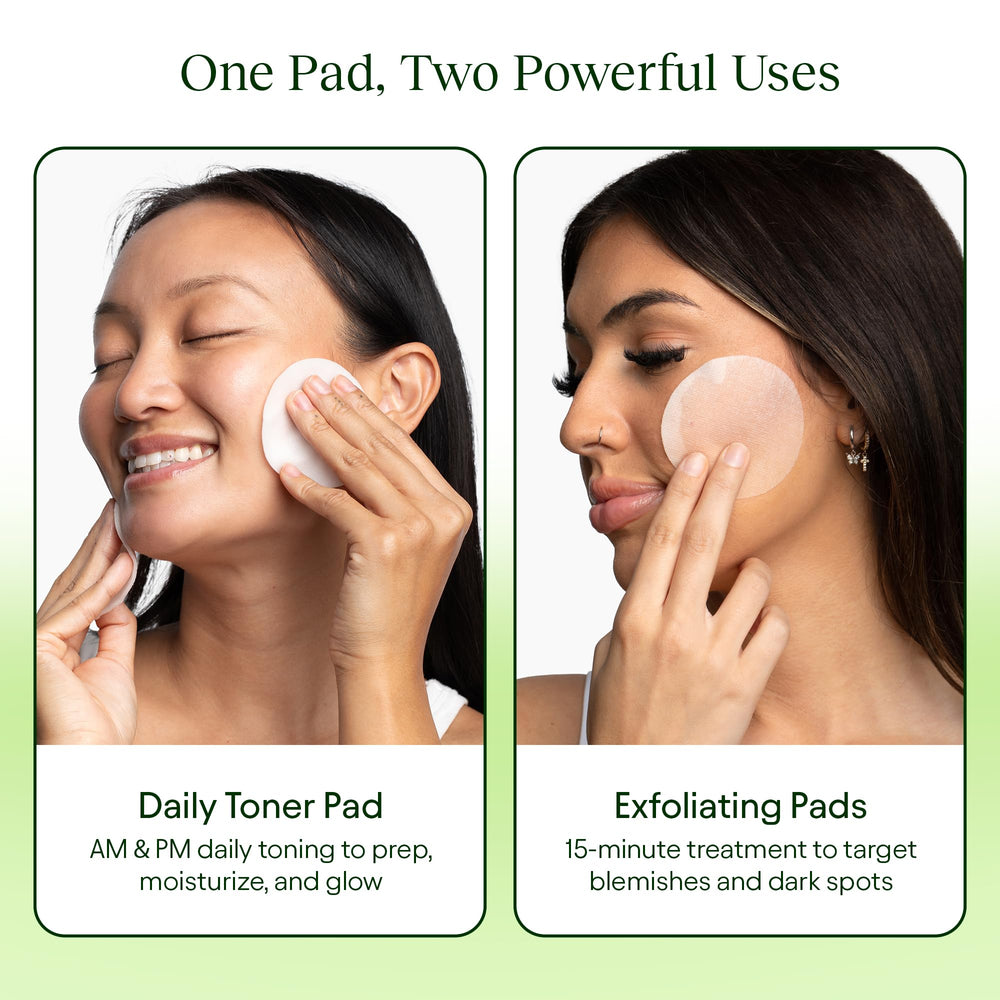 JiYu Toning Polish Pad used in morning routine for refreshed skin