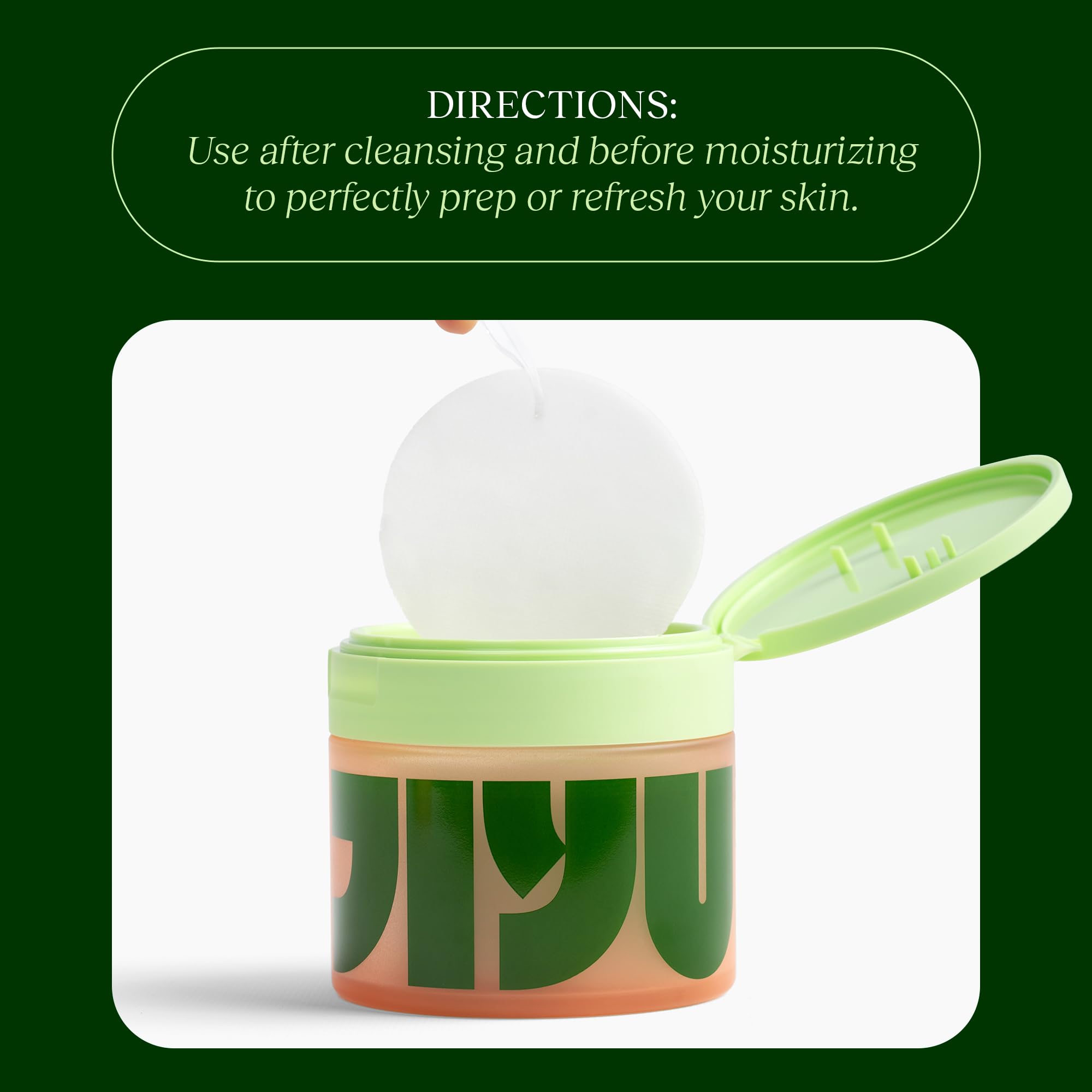 JiYu Toning Polish Pad spot treatment on uneven areas