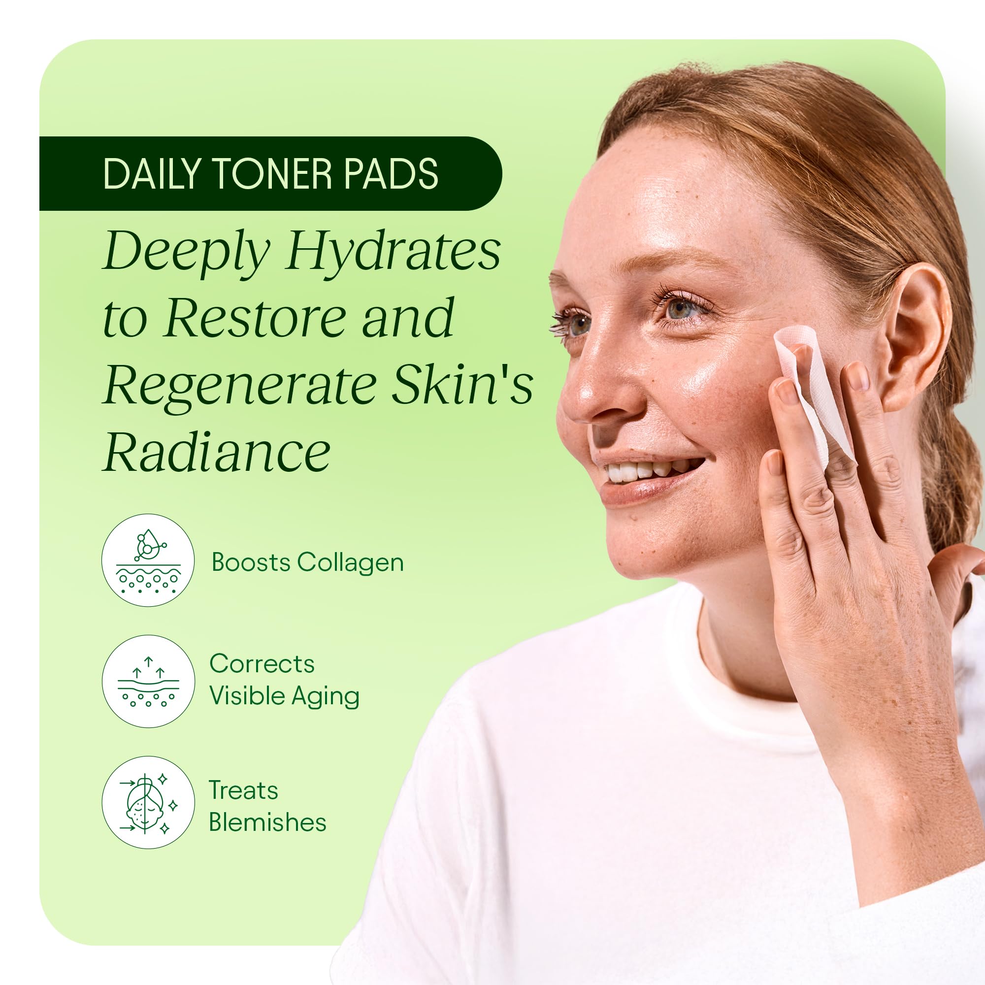 JiYu Toning Polish Pad texture closeup showing soft pre soaked fibers
