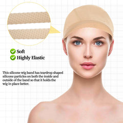 JJUNW banda antideslizante para peluca protege el cabello y evita deslizamientos