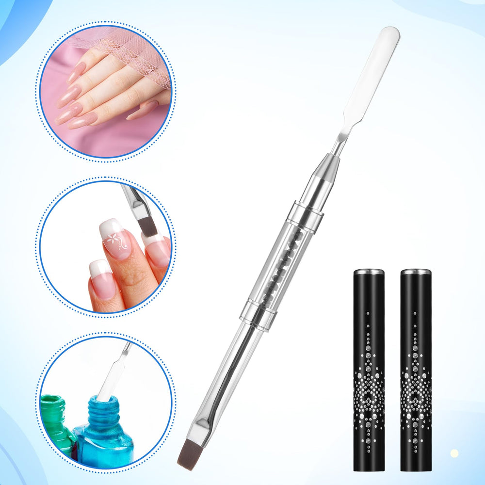 JJUNW nail liner brush with nylon bristles for clean lines
