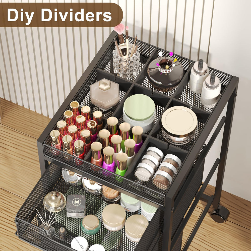 JKsmart sturdy metal frame supports heavy items without warping.