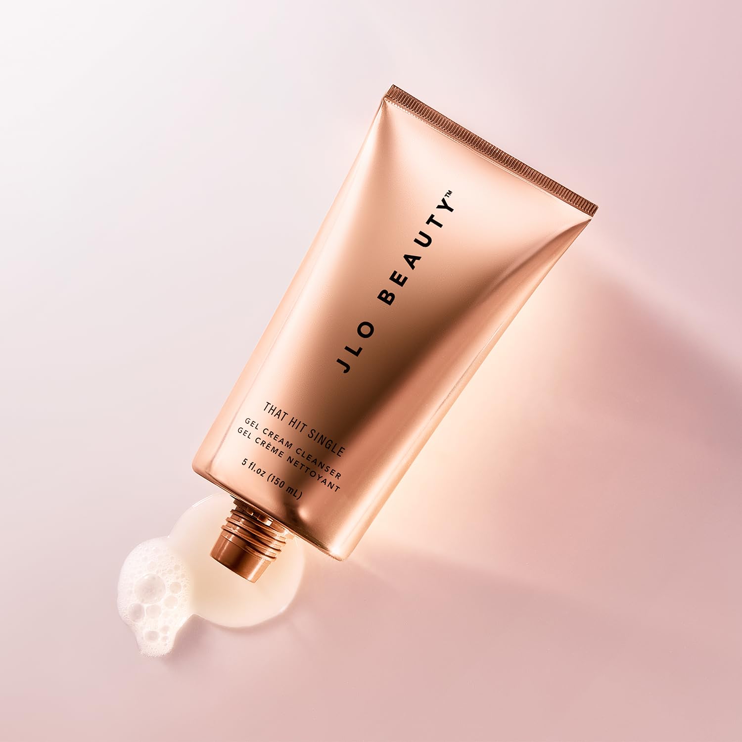 JLO BEAUTY for all skin types image conveys universal suitability and gentle performance.
