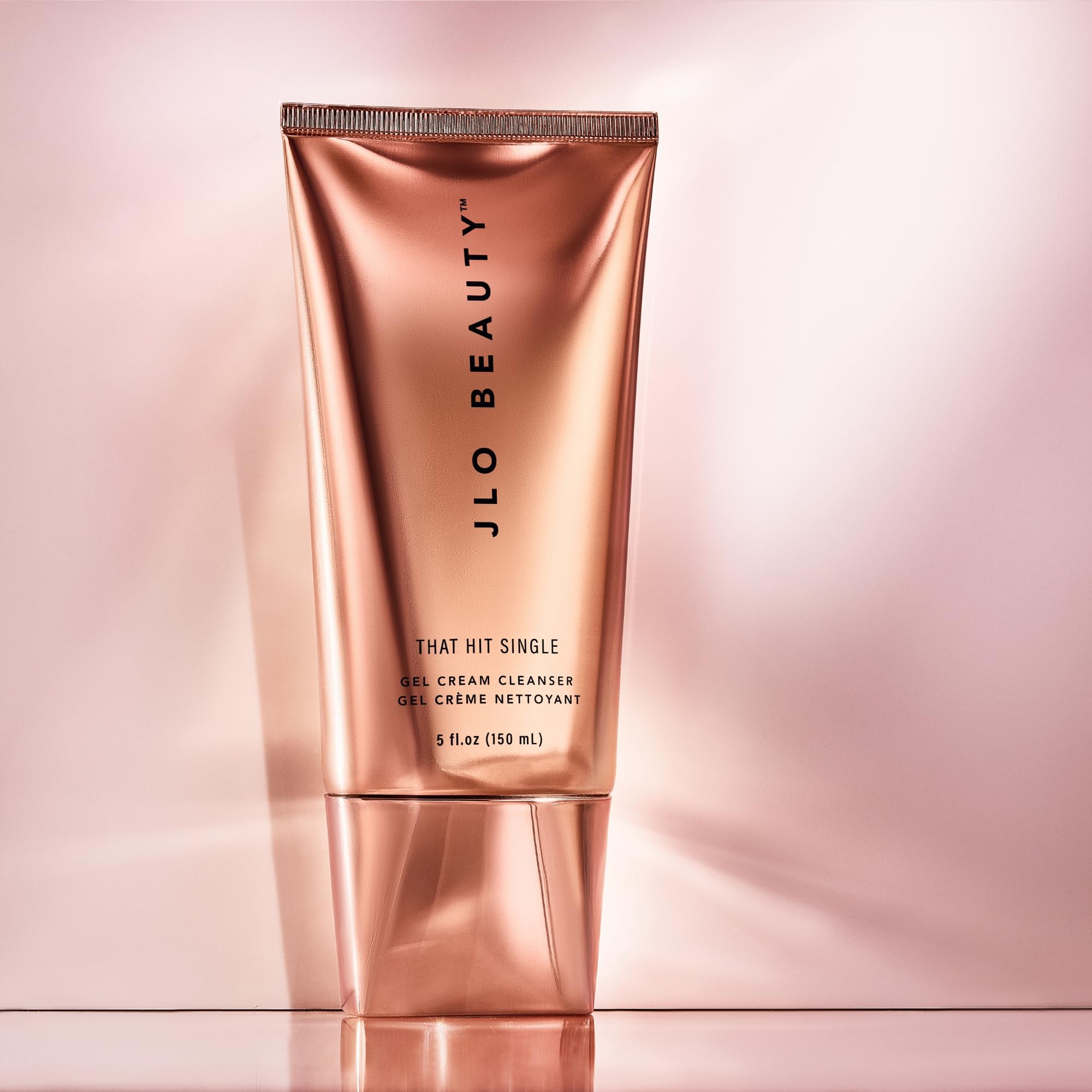 JLO BEAUTY routine image hints at pairing serums and moisturizers for a complete regimen.