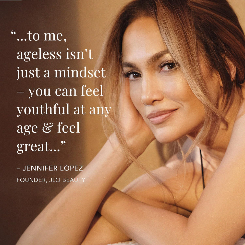 JLO BEAUTY Olive Complex ingredients highlight nourishing antioxidants for brighter-looking skin.