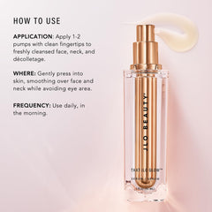 JLO BEAUTY Terralume Complex olive blend illustration highlighting antioxidant hydration