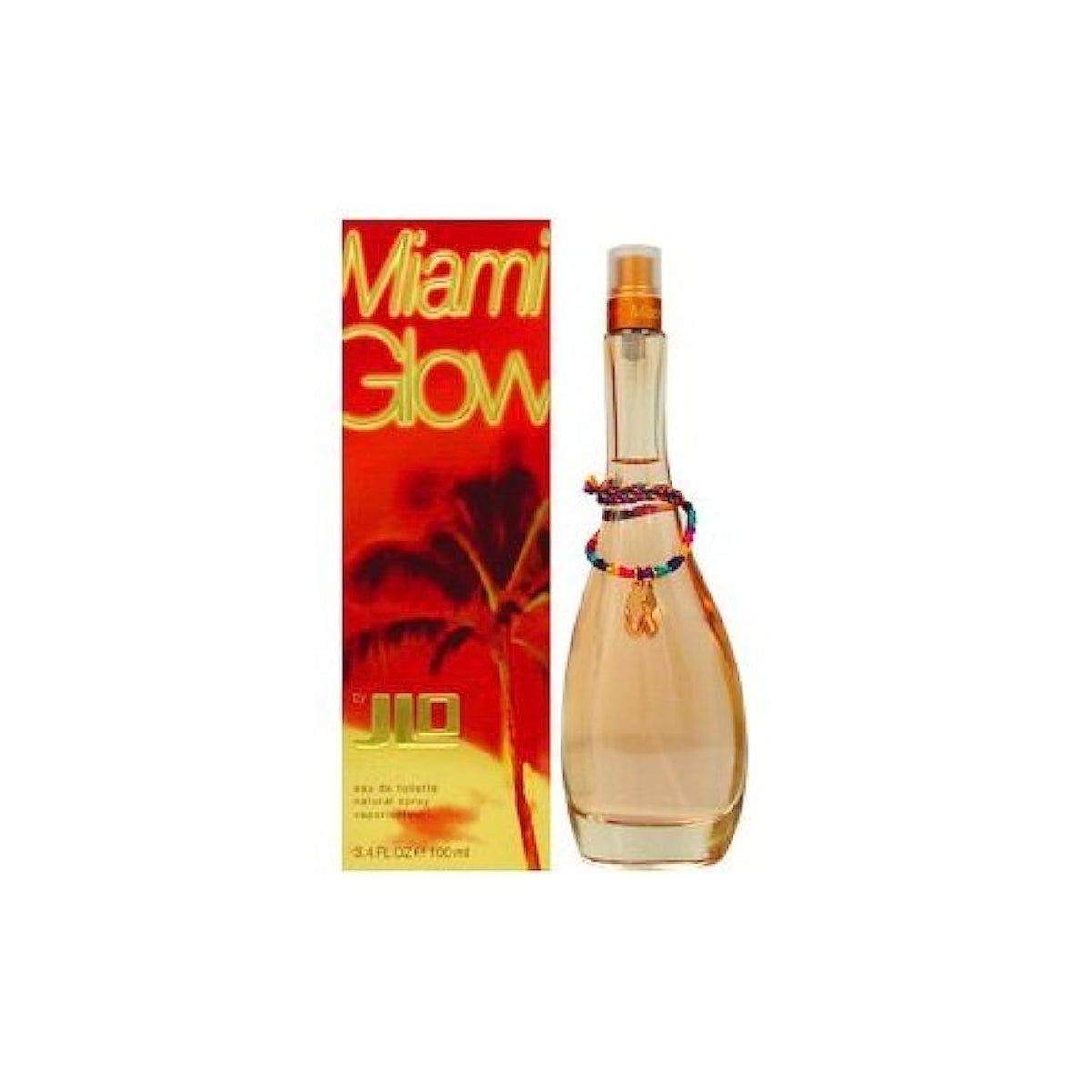 J.Lo Miami Glow bottle pour highlights grapefruit and coconut notes for daytime freshness.