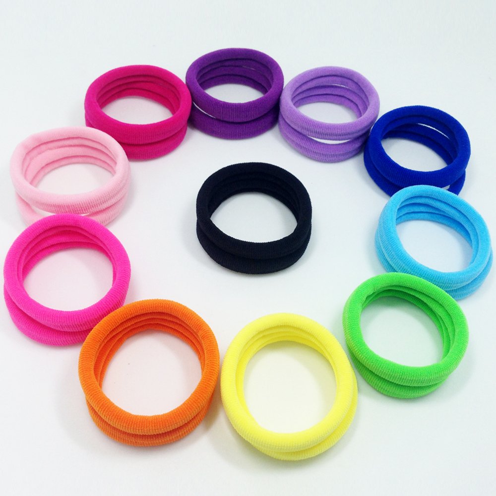 J-MEE seamless hair bands show high elasticity for secure holds.