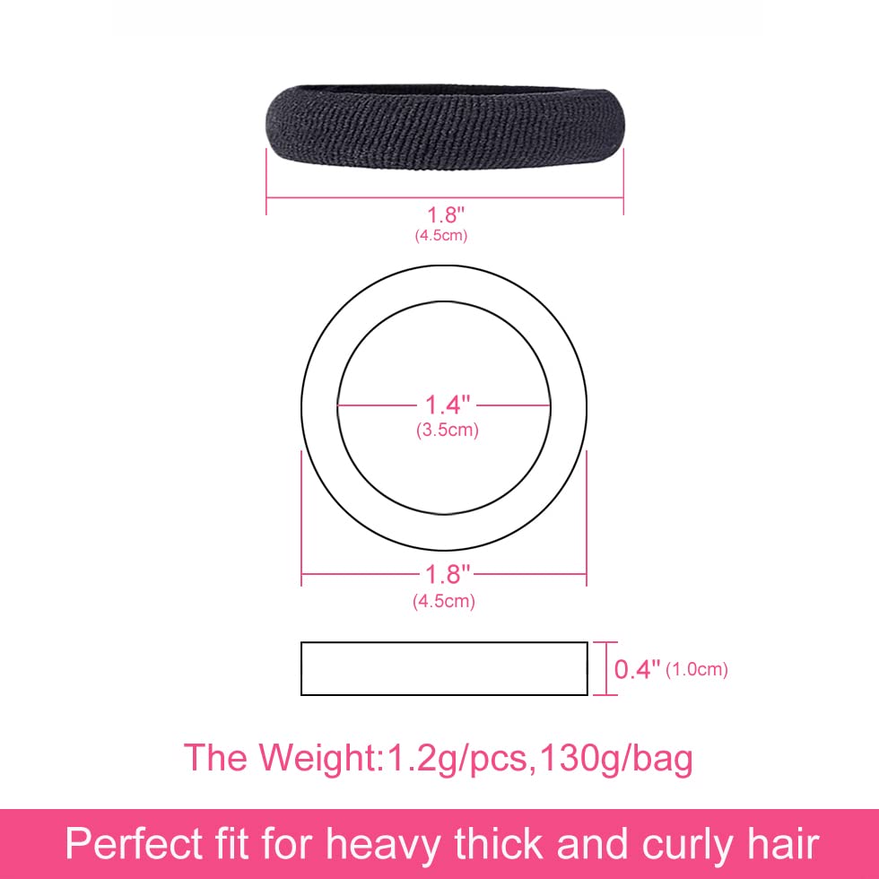 Soft handfeel cotton ties ideal for daily wear across hair types