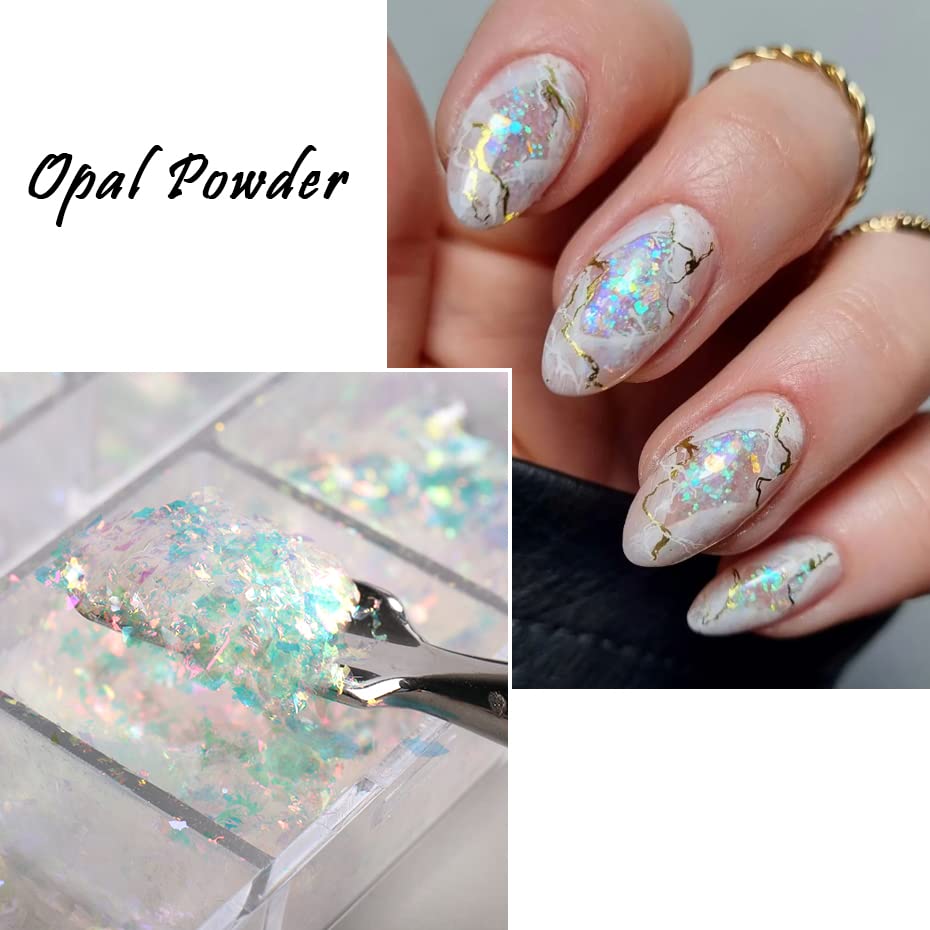 Jmeowio bright color nail sequins spark vibrant summer nail art ideas.