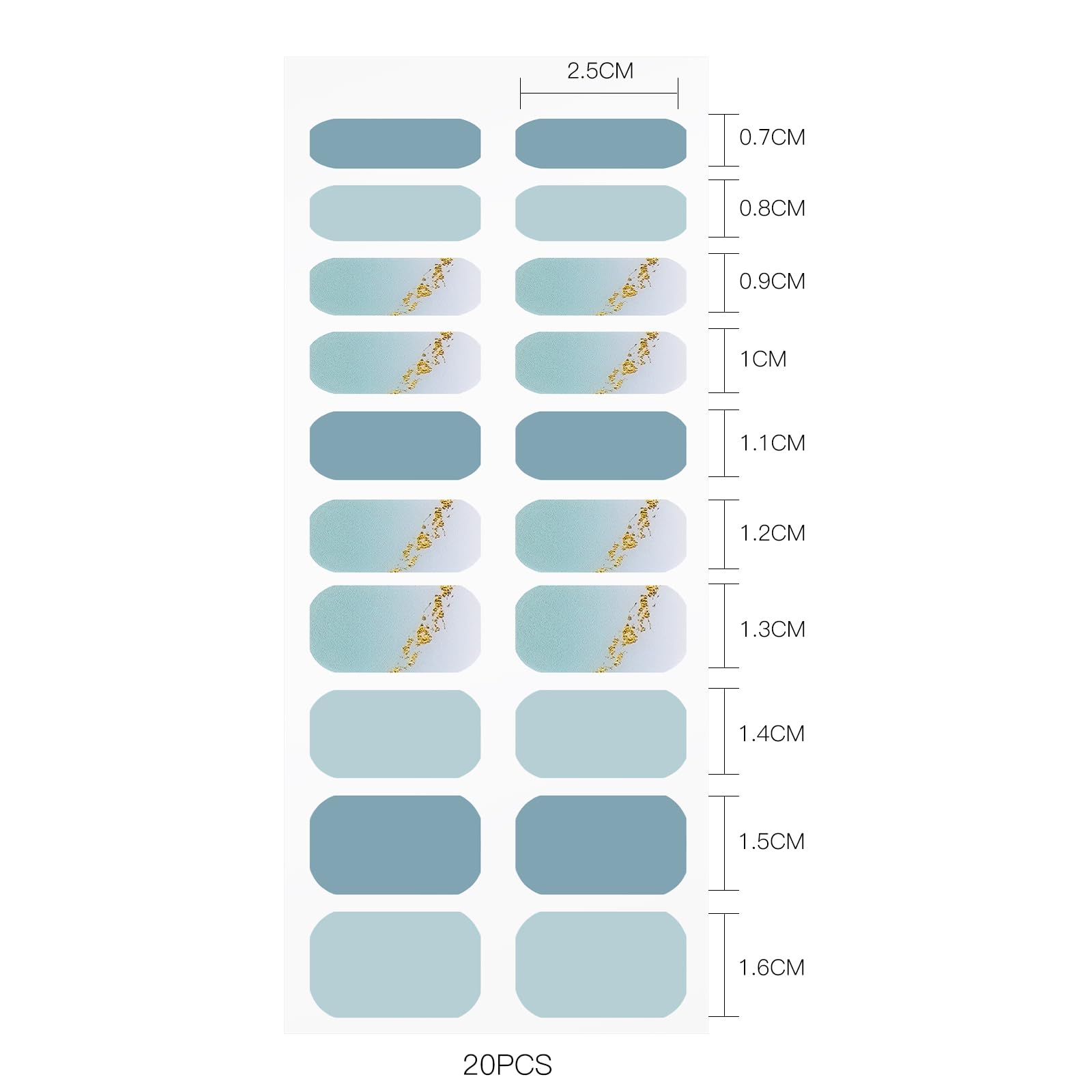 Nail file included for shaping and perfect finish.