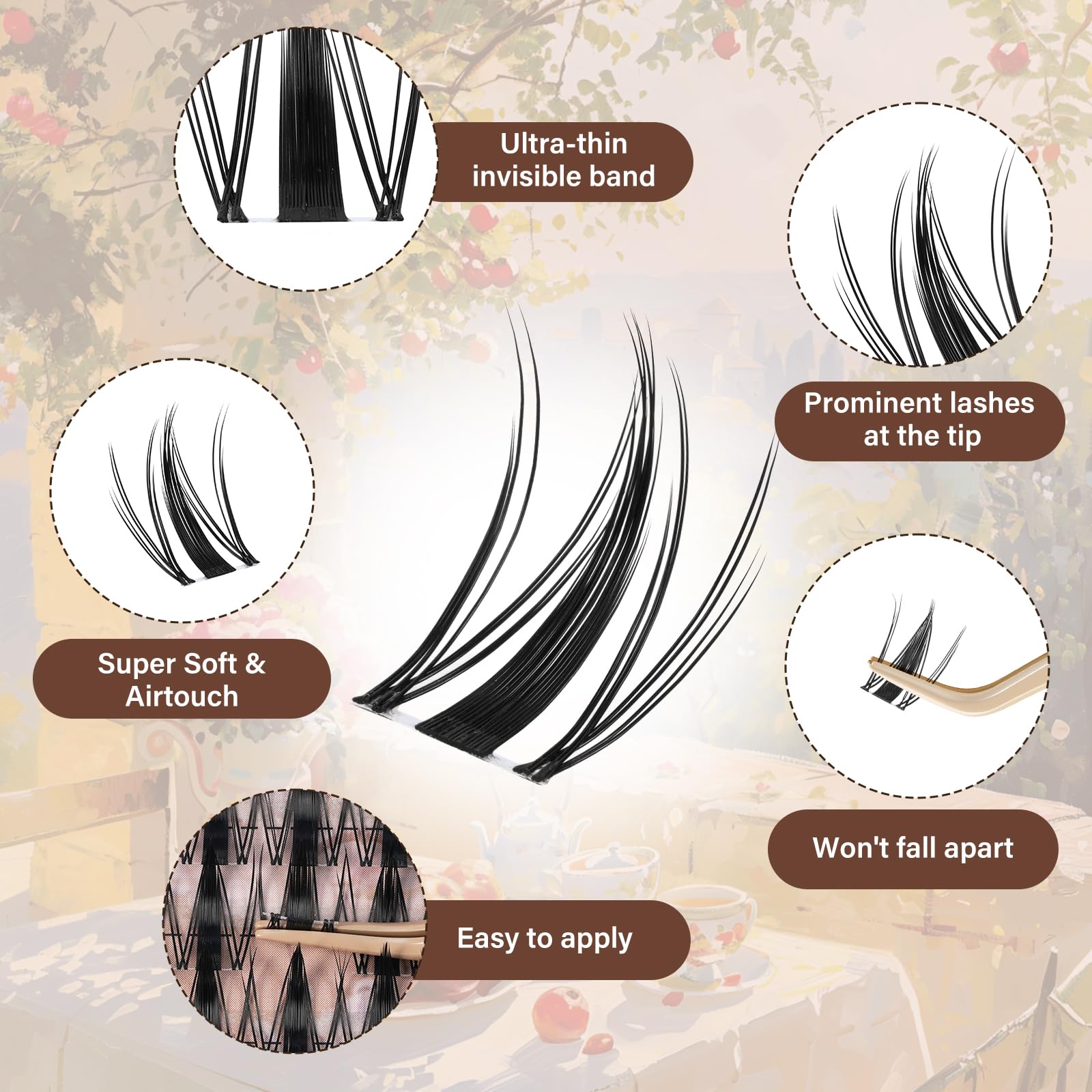 JMS&JMS DIY eyelash extension at home for easy customization.