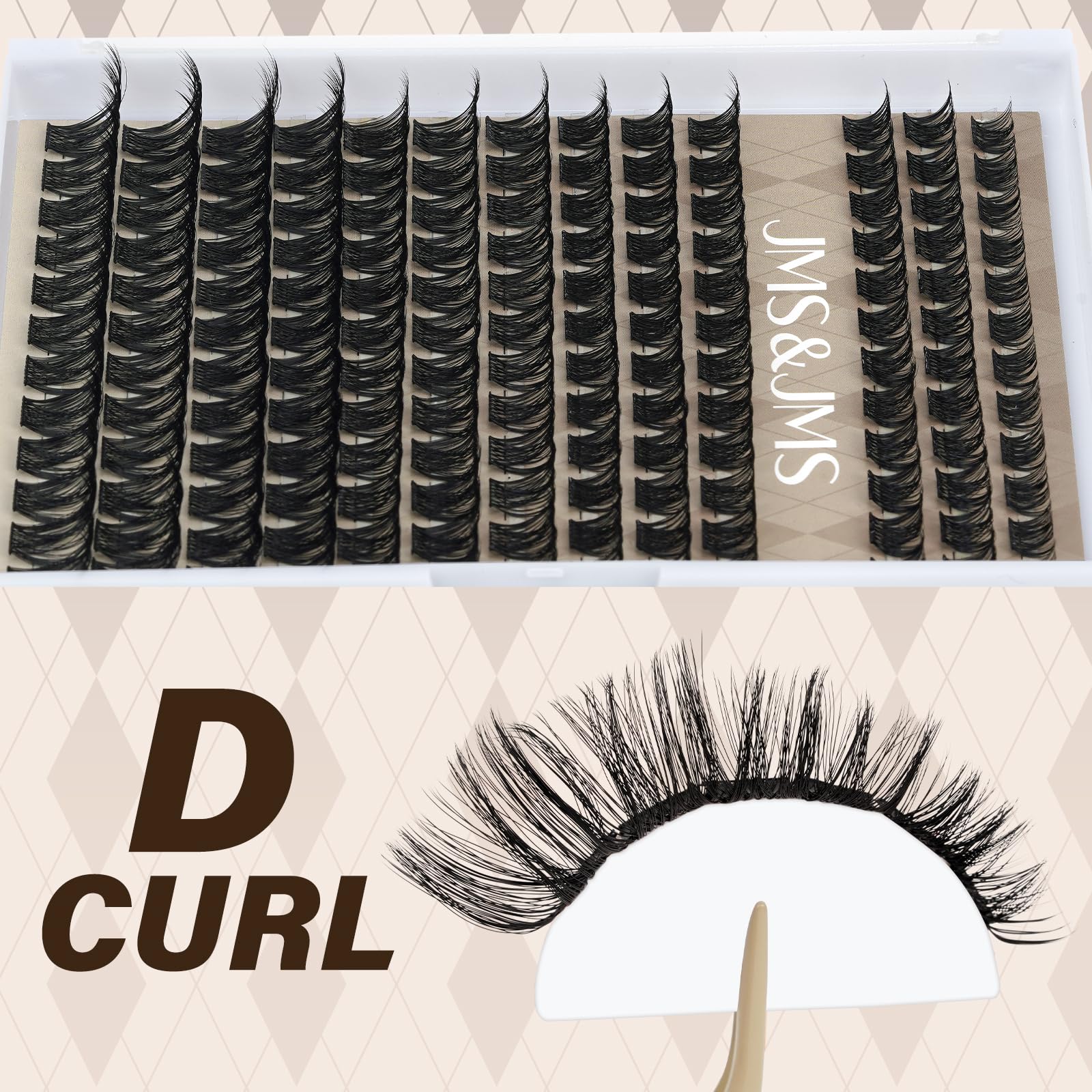 JMS&JMS Eyelash brush for smoothing extensions and tidy lines