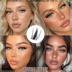 JMS&JMS Manga Lash Clusters show 8-18mm length mix for versatile looks.