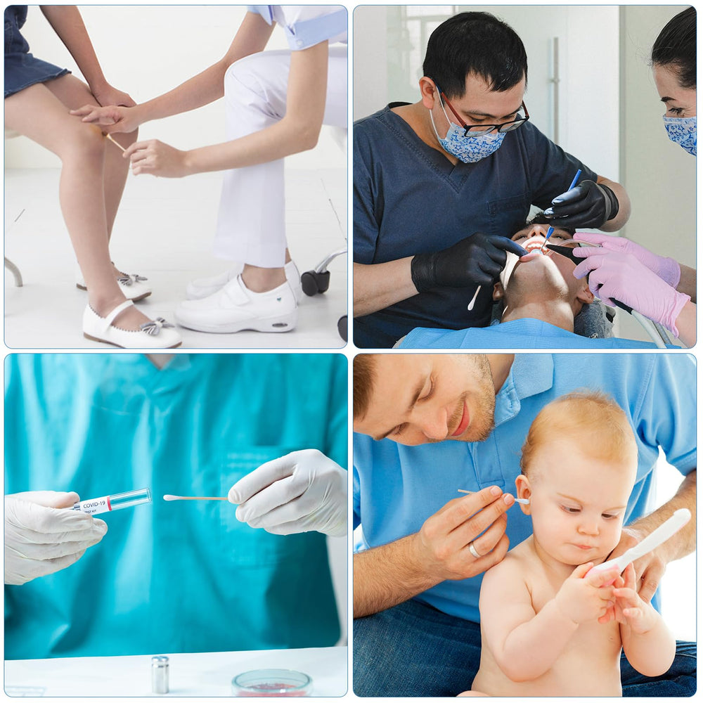 JMU 200-count box of sterile swabs offers ready-to-use convenience.
