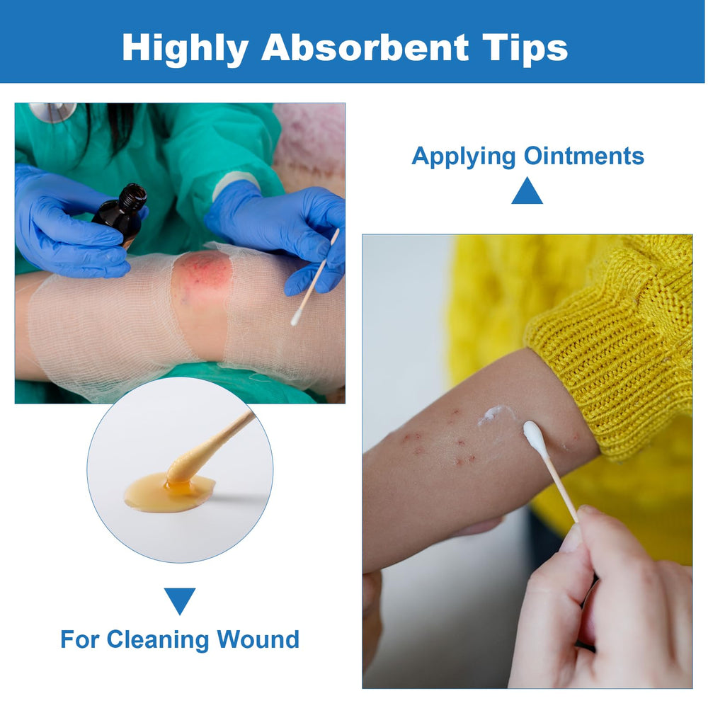 JMU high-absorbency cotton heads enable gentle, efficient absorption.