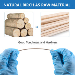 JMU high absorbency cotton heads absorb liquids efficiently.