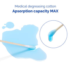 JMU individually wrapped paper pouches keep each swab clean
