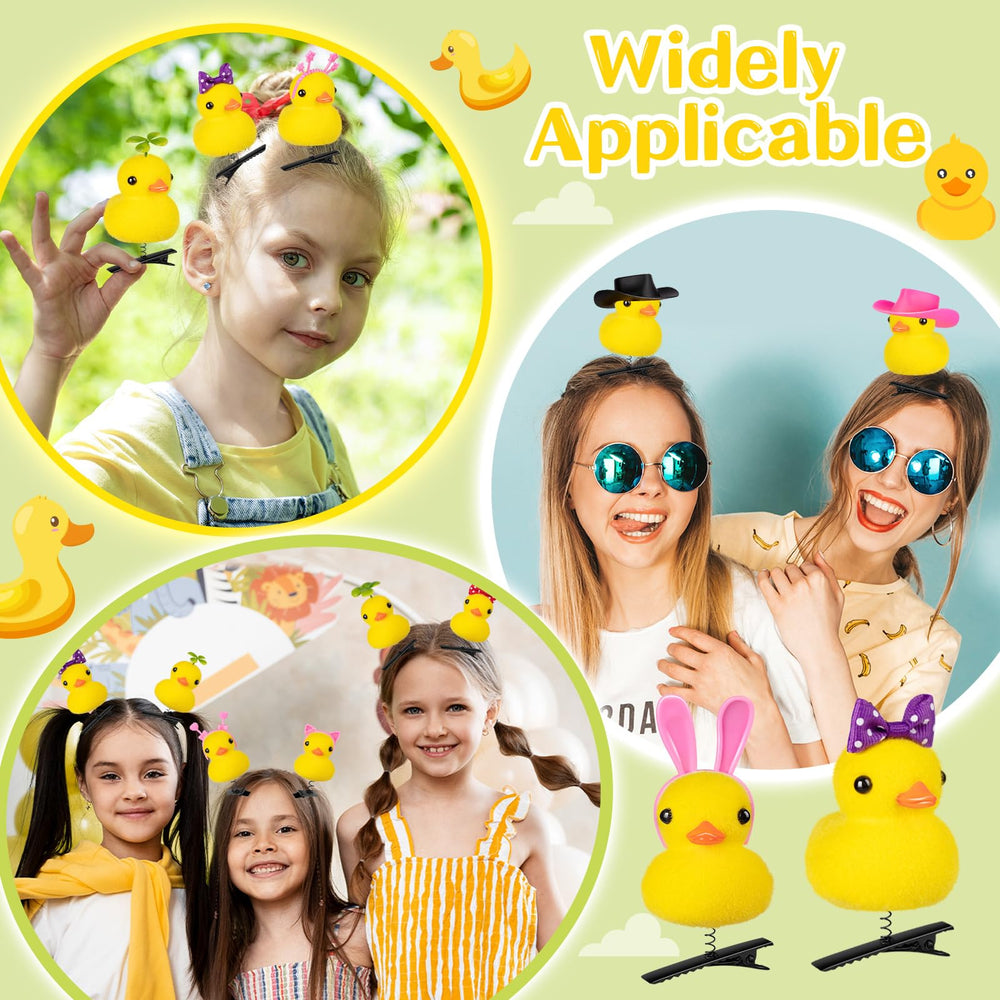 JMZYJZH duck hair clip style 2 with a cute headdress for parties