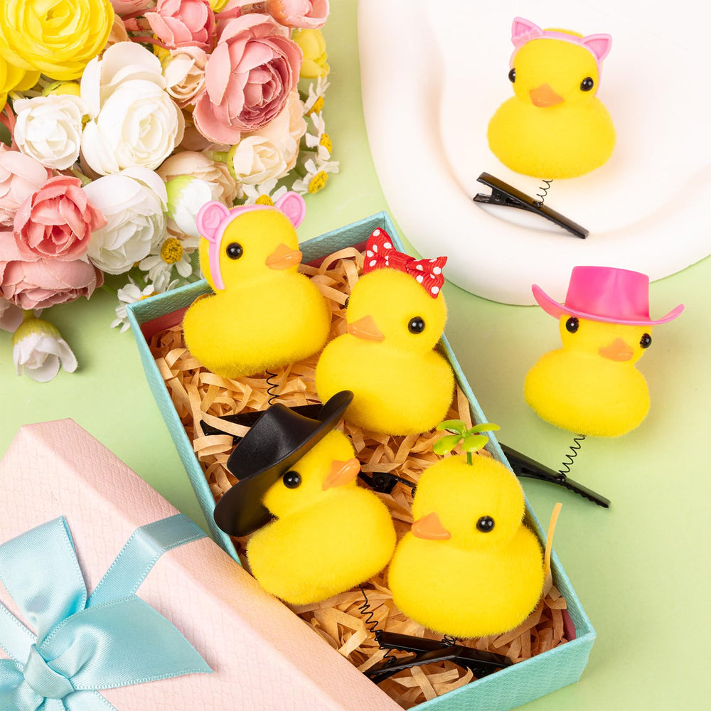 JMZYJZH duck hair clip style 5 soft plush texture for comfort