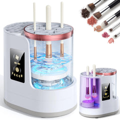 Jnconser Electric Brush Cleaner front view: quick 3-in-1 cleaning for brushes.