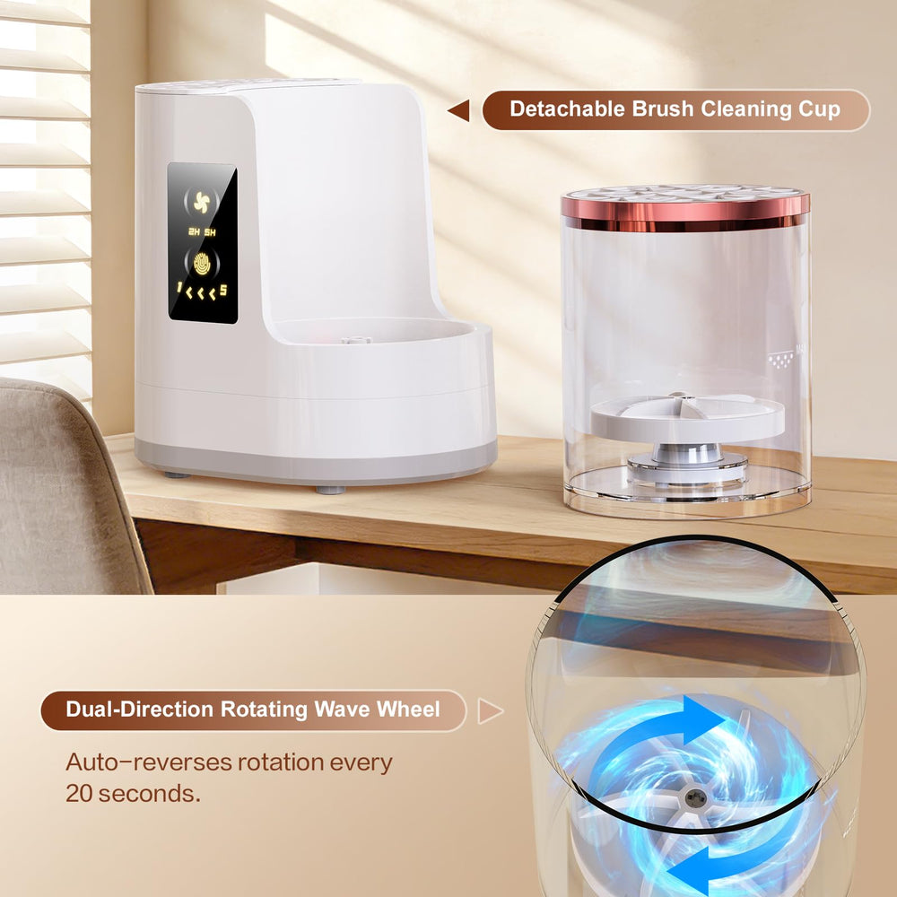 Jnconser One-touch operation front view enables plug-and-press use.