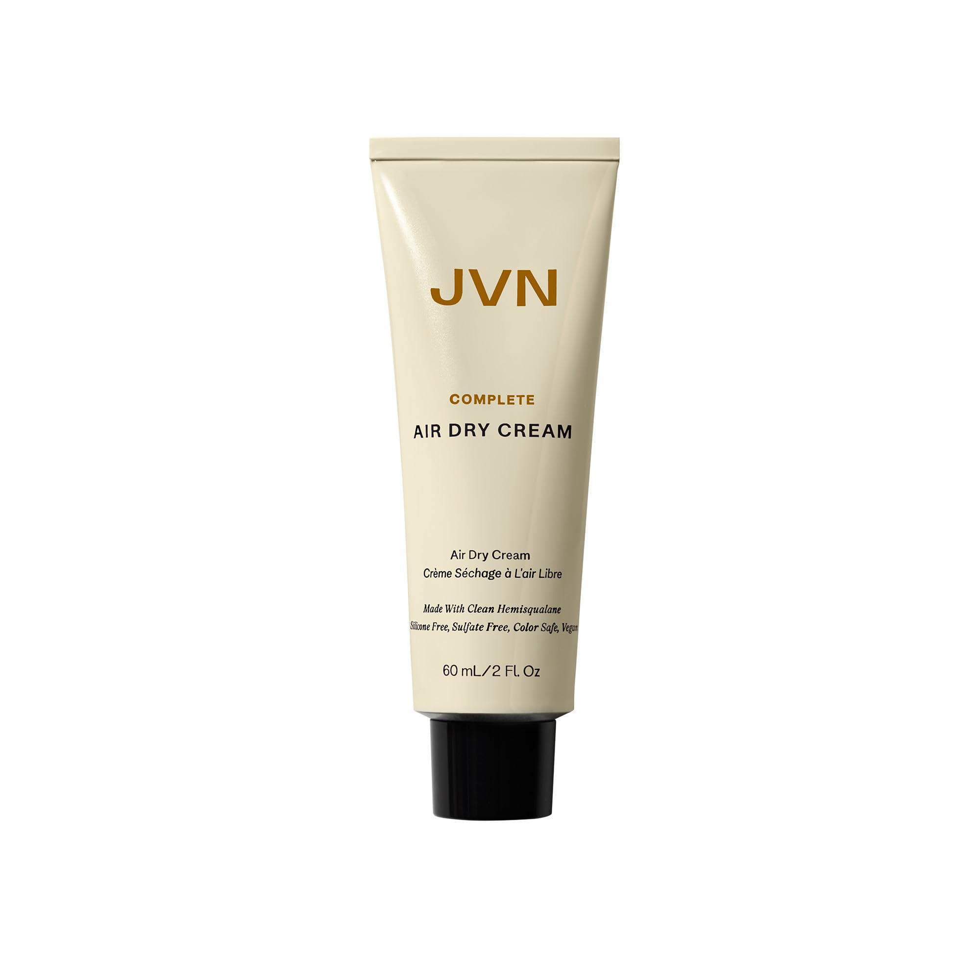 JVN crema completa para secado sin calor en botella para peinado suave