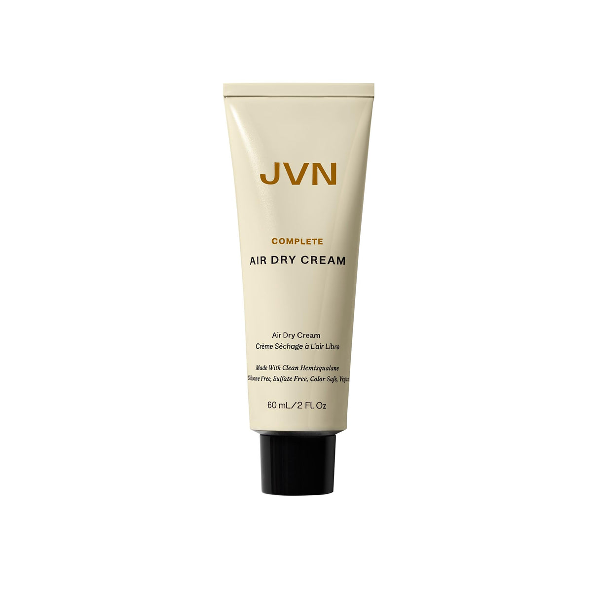 JVN crema completa para secado sin calor en botella para peinado suave