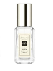 Jo Malone English Pear and Sweet Pea bottle, fresh garden-inspired fragrance for daily wear.