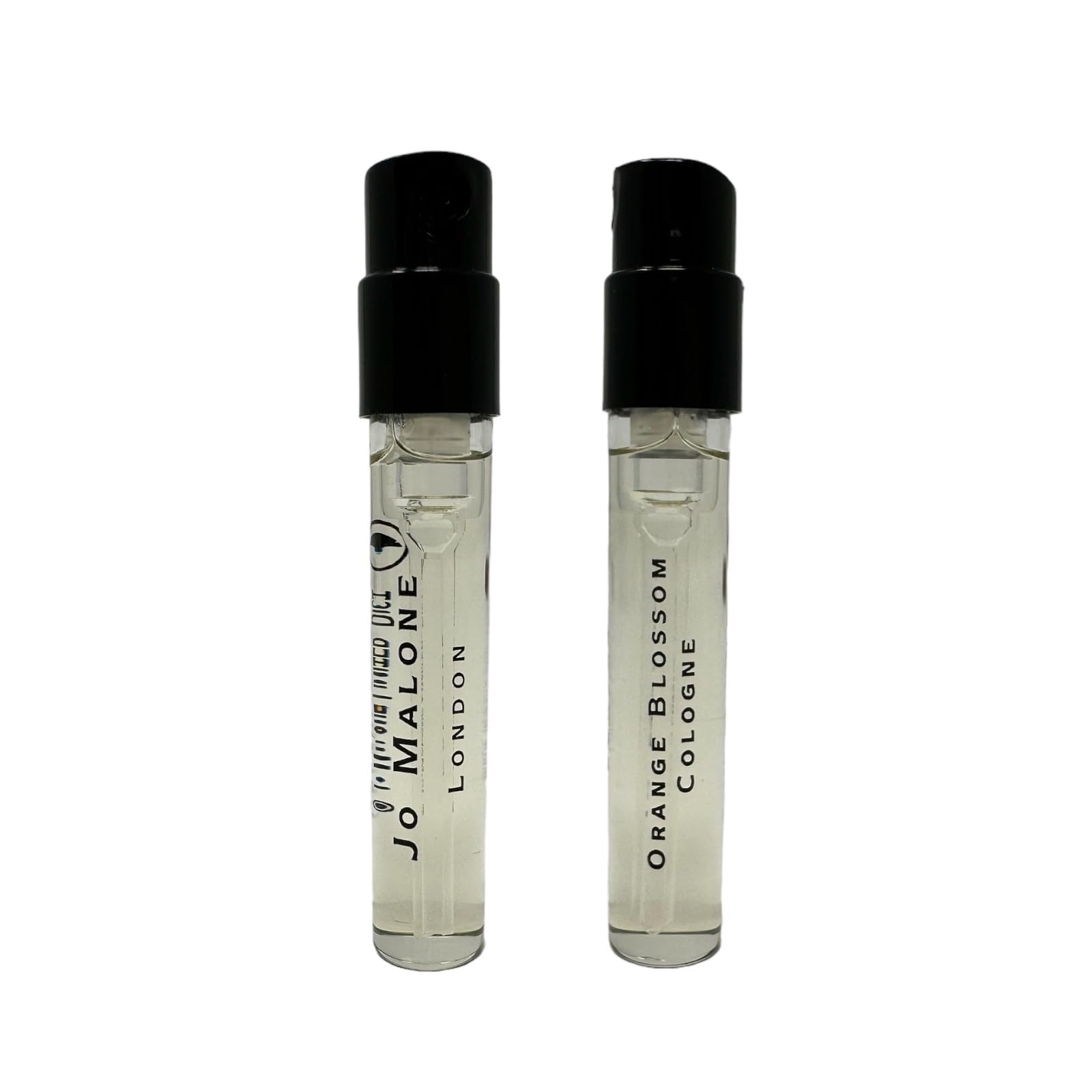 Jo Malone Orange Blossom sample vial for travel and scent testing.
