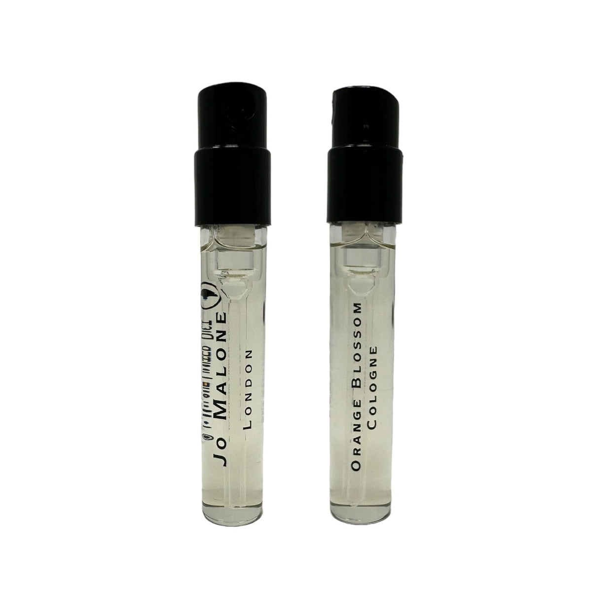 Jo Malone Orange Blossom sample vial for travel and scent testing.