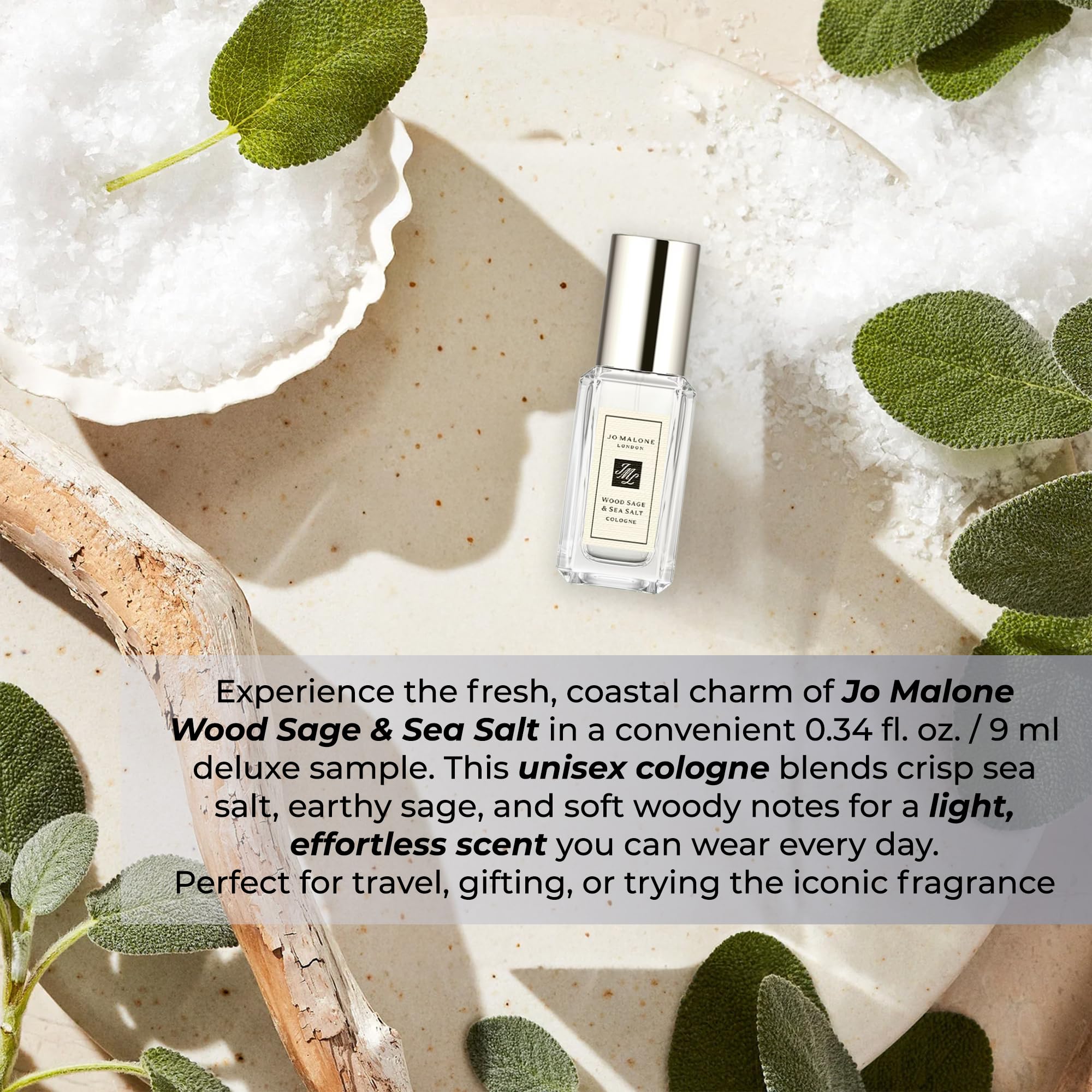 Display shot featuring Jo Malone Wood Sage & Sea Salt