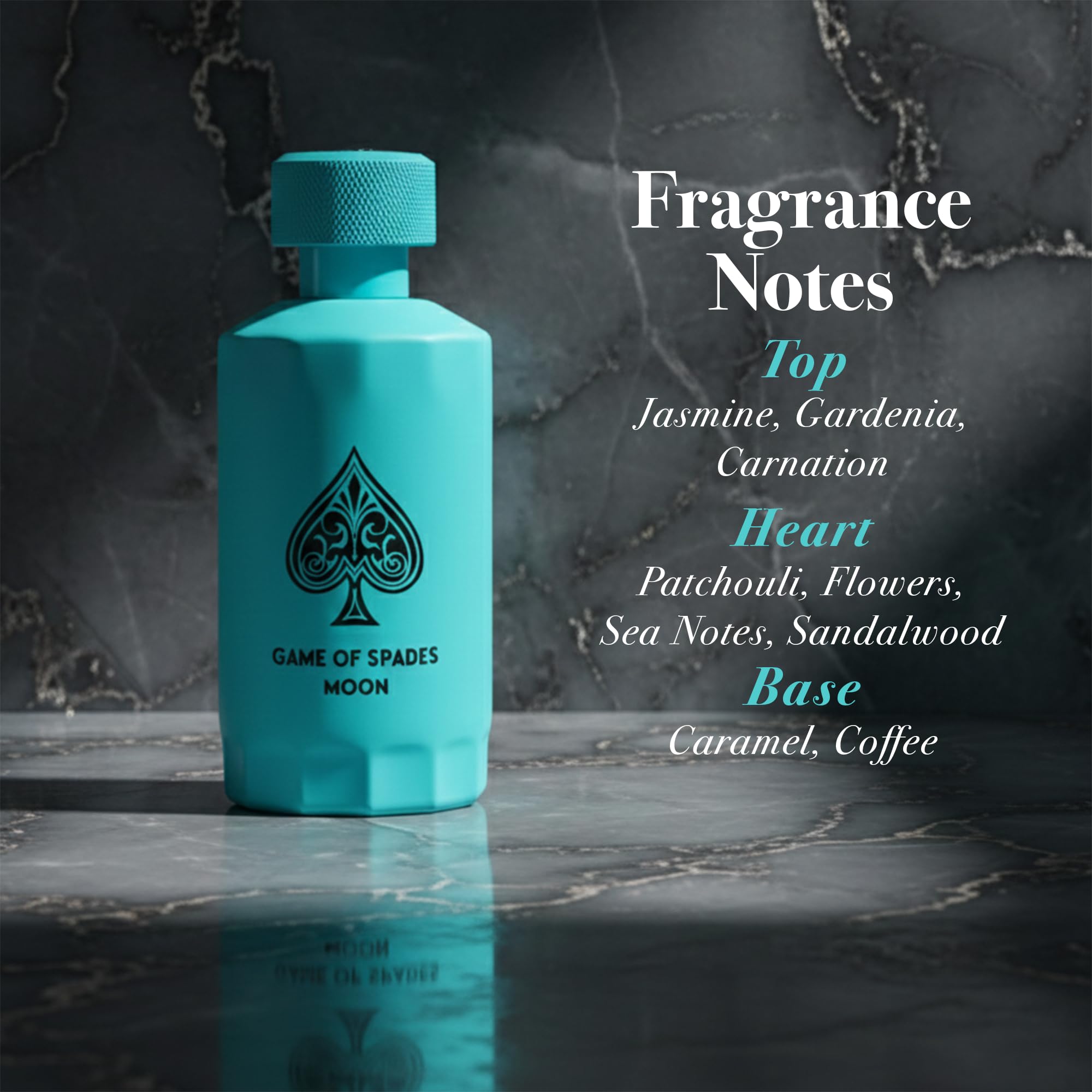 Jo Milano Game of Spades Moon spray application, easy to refresh throughout the day.