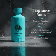 Jo Milano Game of Spades Moon spray application, easy to refresh throughout the day.