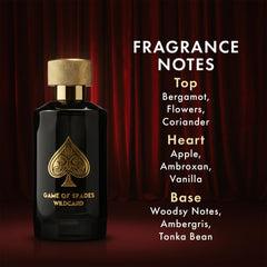 Jo Milano Game of Spades Wildcard spray action showing long-lasting mist