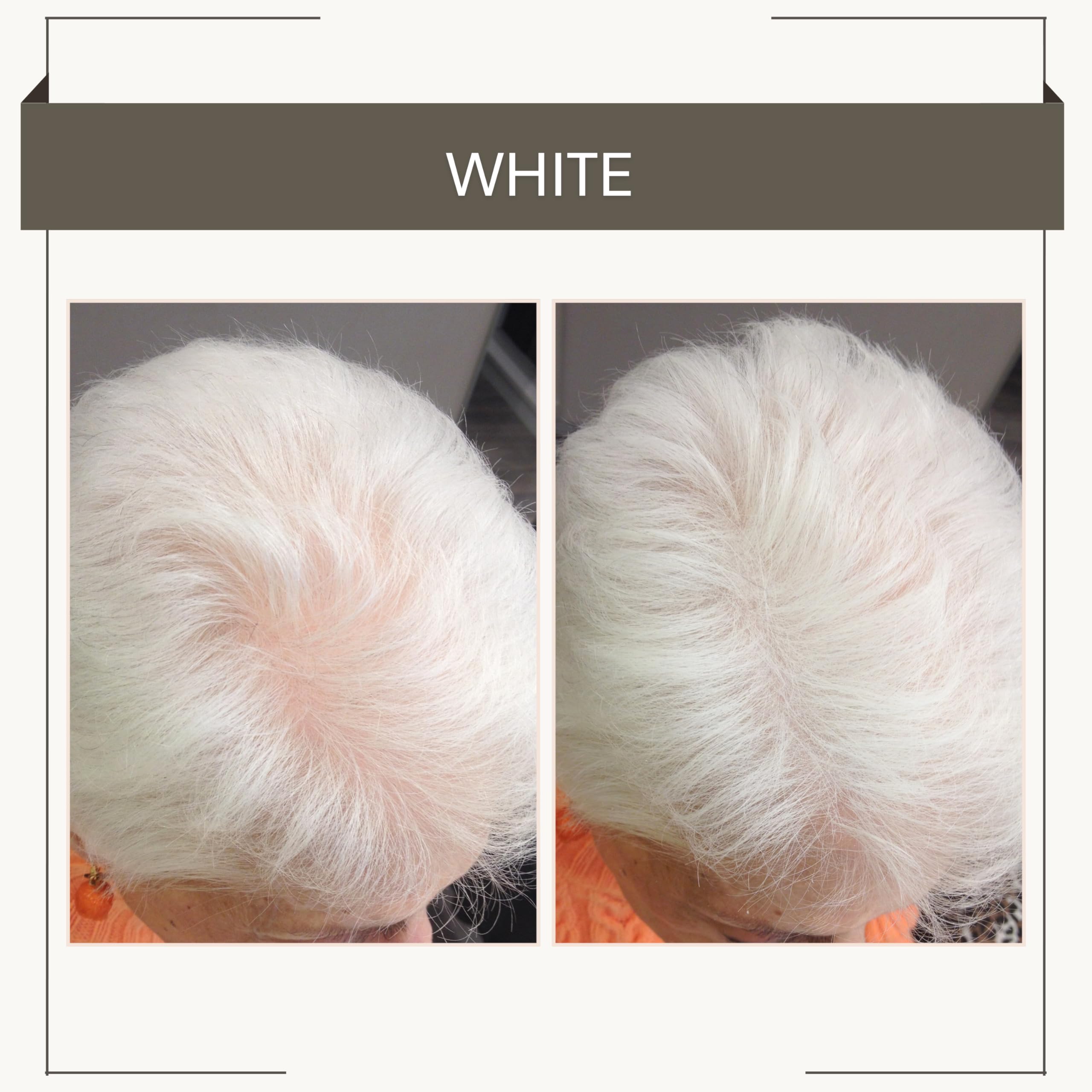 Joan Rivers Beauty root touch up powder brush demonstrates easy, precise application.