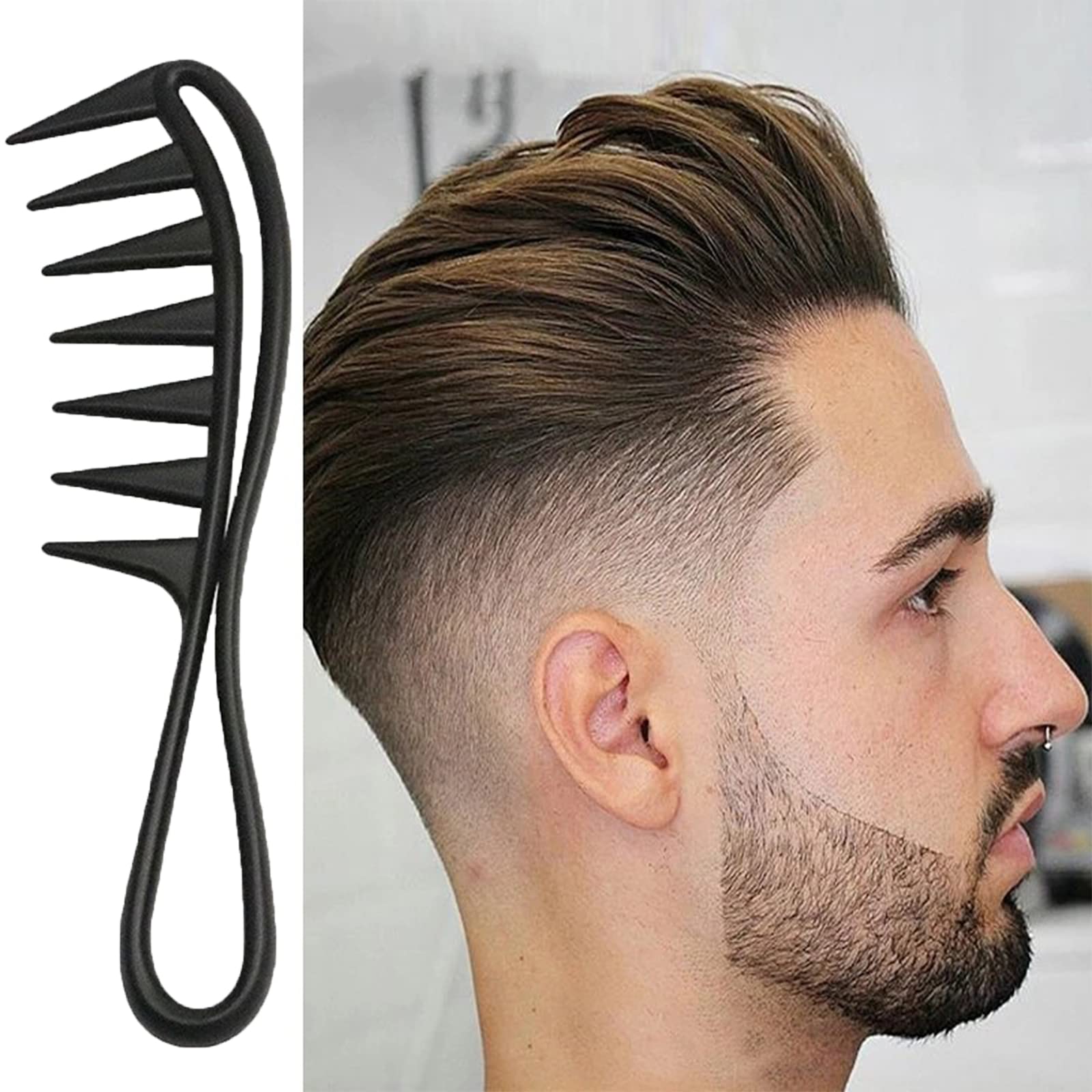 joaoxoko barber-salon wide-tooth comb provides professional detangling at home
