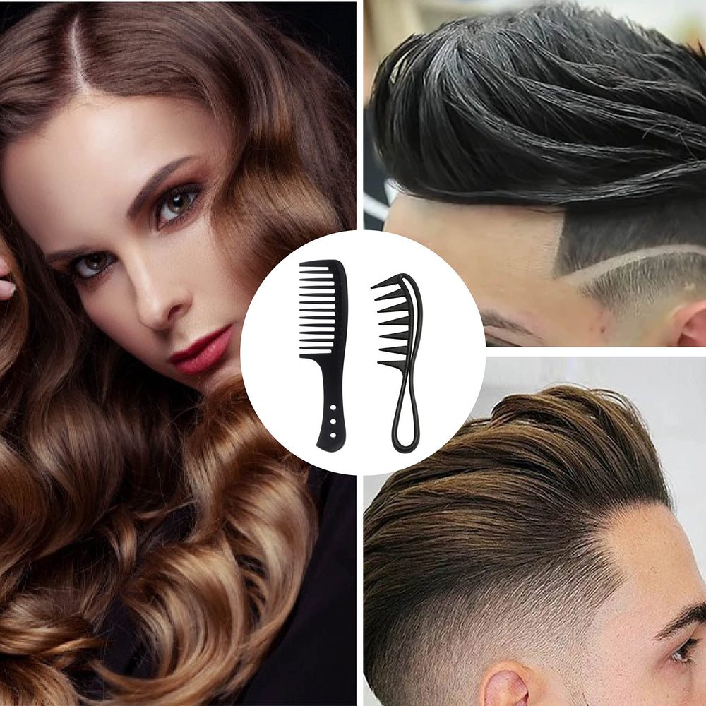 joaoxoko easy-clean large-gap comb cleans quickly after styling