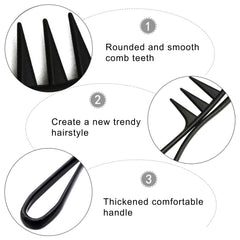 joaoxoko lightweight durable hair comb feels comfortable to hold and minimizes static
